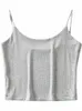 Damen-Tanks SALSPOR Tank-Top, solide, lässig, dehnbar, schlank, sexy, kurz, schnell trocknend