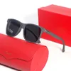 Full Frame Letter Design montatura nera occhiali cool Occhiali da sole moda Classici maschili Ciclismo all'aperto Occhiali da spiaggia Ornamentali uv400 Con scatola CT2305 56 16 135