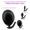 Adult Massager Large Dildo Pump Silicone Butt Plug Inflatable Anal Expandable Dilator Sex Shop Toys for Women Man