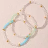 Strand Transparent For Women 3 Pcs/Set Elastic Stretch Bracelet Female Hand Chains 2023 Fashion Jewelry Simple