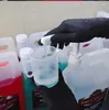 موزع مضخة غسالة جالون للسيارة تفاصيل أغطية ضخ السائل تنظيف مضخات يدوي موزع 30 مل من البلاستيك لزجاجات أباريق