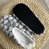 Pantofole da donna Fuzzy inverno morbido cotone caldo peluche antiscivolo antiscivolo amore cuore casa interna soffici scarpe femminili regalo per la casa