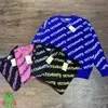 Men s Sweaters Oversized VETEMENTS Sweater Original Tag 1 1 Full Loose Pullover Men Women Casual Knitted 230109