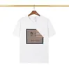 T-shirts pour hommes Designers T-shirts t-shirts t-shirts Tops Homme S chemise de poitrine décontractée Luxury