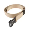 Ceintures Style Ceinture pour Homme Robuste avec Boucle en Métal à Dégagement Rapide - 1 PLI 1.5" Nylon Tous les Jours