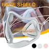 MZZ46 Reusable Motorcycle Mask Bicycle Sports Plastic Dustproof Face Lucency Mask Facial Safety Shield Prevent Saliva Filter Mask