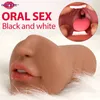 Sex toys Massager Toys for Men Real Realistic Vagina Oral Mouth Artificial 3d Deep Throat Tongue Teeth Silicone Male Masturbator Blowjob