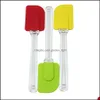 Outils de pâtisserie de cuisson en gros polyvalent Sile cuisson gâteau grattoir ustensile de cuisine Spata couteau à beurre outil livraison directe maison Gard Oto1B