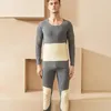 Intimo termico da uomo AIIOU Suit Plus Leggings in cotone da uomo Mutande lunghe Johns Abbigliamento invernale caldo per il freddo Ropa Interior Hombre