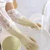 Kitchen Dish Washing Gloves PVC Tableware Washings Glove Waterproof Clothes Cleaning Glove Household Kitchens Clean Tool BH6825 TYJ