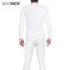 Men's Thermal Underwear Mens Cotton Long Johns Set Winter Sets Pajamas Elastic Stretch Men Warm Thermo Male Plus Size 2529