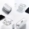 Do akcesoriów do słuchawek Airpods Pro Solidny silikon Śliczna przezroczystość ochronna Pokrywa słuchawek Apple Wireless Charging Box Odporna na wstrząsy obudowa