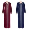 Clothing de roupas étnicas Richkeda Store 2023 Muslim Kimono Abaya Cardigan Mulheres abertas abayas preto Velvet Hijab Dress Dubai Kaftan Robe Plus