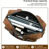 Duffel Bags Luufan Travel Bag Hand Luggage Genuine Leather Foldable Suitcase Travelbags Duffle Big/Weekend 8537