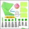 Baking Pastry Tools 14 Pcs Set Diy Cake Bakeware Tool Stainless Steel Converter Cookie Decoration Assortment Flower Drop Delivery Dhb6F