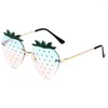 Sunglasses Strawberry Ladies Designer Fashion Glasses Party Ball Decoration Eyewear Trend Men UV400 Hip Hop