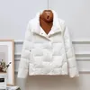 Women's Down Parkas M4XL Fashion Loose Parka Women Female Winter Cotton Jackets Stand Collar T Basic Coat Snow Wear Overcoat 230109