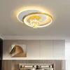 Żyrandole moc 55 W odpowiednia do pokoju 8-15 m² Rozmiar 52 cm Złoty i biały sufit LED Lighting Iron Lampa Imitacja Kryształ