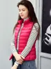 Women's Vests Vest Autumn Winter Ultra Light Down Women Waistcoat Sleeveless Jacket Chalecos Para Mujer 8817 03 KJ4917