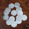 Plaques 100pcs fer rond feuille adhésive double face pour les filles