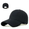 Ball Caps Wool Baseball Cap For Man 2023 Extra Large Winter Men Plush Velvet Hats Male Snapback Hat Dad