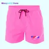 Męska marka męskiej marki Trapstar Water Sports Summer Print Men Surf Beach Mesh Podszewka stroju kąpielowego 2022 Modne Bermudy Shorts 011023h