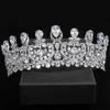 Silverf￤rg Crystal Wedding Tiaras och Crowns Princess Queen Crown Tiara Diaadem Bridal Wedding Hair Accessories smyckespresent