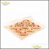 Baking Pastry Tools Wholesale 1 Pc 60X40 Cm Mat Glass Fiber Nonstick Cake Aron Pad Large Size Oven Diy Cookie Liner Drop Delivery Otq7M