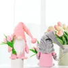 Kerst Pasen Decoratie Spring Tulip Gnomes Plush Dwarf Doll Toy Home Kitchen Ornamenten Moederdag Gift FY2683 BB0110