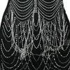 Casual Dresses Sexy Glitter Sling Party Dress Summer Spaghetti Strap Bodycon Mini Patchwork Mesh Strapless Sundress Birthday Clothes