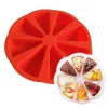 Silicone Cake Mold Baking Moulds Household DIY Orange Shaped Toast Baking Tool Pizza Pan Kitchen