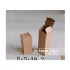 Parti Favorisi Kahverengi Hediye Karton Kutusu Şişe Meşalesi Paketi Kraft Kağıt Kutuları 5x5x16.2cm Damla Teslimat Ev Bahçe Festival Malzemeleri Otmpn