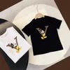 Designer Baby Kids Kleding Sets Kinderen Luxe Kleding Zomer Korte Mouw Tops Jongens Cartoon Kleding Meisjes Mode Shirts Hoge kwaliteit