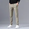 Männer Hosen männer Frühling Herbst Casual Elastische Baumwolle Herren Gerade Lose Business Thermo Hosen 5XL Pantalones Hombre Q296