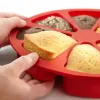 Silikon kaka mögel bakning mögel hushåll diy orange formad toast bakning verktyg pizza pan kök