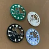 Kits de reparación de relojes, esfera hueca C3, verde luminoso, SKX, 28,5mm, buceo modificado, adecuado para movimiento automático japonés NH35/NH36