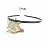 Главные повязки 50pcslot m 5mm 7mm 10 мм Sier Gold Black Metal Hair wair