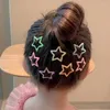 Accessori per capelli 6 pz/set clip colorate a forma di goccia d'acqua per ragazze bambini bella decorazione forcine per bambini