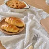 Bordservett japansk stil bordsduk mat bomullslinne dessert tehandduk kök diskduk placemats dekor 45 65 cm