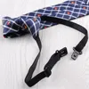 Bow Ties Zipper Tie Dance Magic Stage Perform Lazy Children Leather Lattice Liten slips