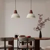 Hanglampen Chinese keramiek Ligths creatief decor restaurant plafond opgehangen eenvoudige messing massieve houten verlichting armaturen