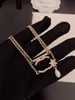 Mode Womens Anh￤nger Halskette mit Schachtel C Luxus Frauen Hochzeit Schmuck Halsketten Diamanten Westgolden 2023
