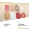 Lip Gloss BiUtee 32 kleuren Mica pigment poeder Epoxy hars voor nagelkunst Soap Craft Candle Make Bath Bombs Wholesale Drop Delivery DHHTB