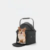 Köpek araba koltuğu, taşınabilir evcil hayvan sepet çantası taşıyıcı havacılık kasası kapsar Kediler ve köpekler için dış mekan taşıma