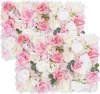 2 stks kunstmatige hortensia bloemenwandpaneel voor het filmen van trouwfeest achtergrond