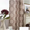 Cortina cortina Bigmum elegante em cortinas de prenda cl￡ssica chinesa para o quarto da sala de cozinha cortinas Janela Deliv Dh2mf