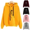 Women's Hoodies & Sweatshirts Woman's Fashion Solid 12 Colors Korean Hooded Female 2023 Cotton Thicken Warm Lady Autumn Tops