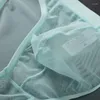 UNDUPTS Erkekler Buz İpek Seksi iç çamaşırı Düşük Yüksek Kılavuzlar Kesintisiz Nefes alabilen örgü külot iç çamaşırı belinden görüyor