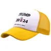 TRUMP 2024 Boné de beisebol Presidente dos EUA Chapéus eleitorais Ajustável Verão Visor Net Cap Keep America Great Mesh Snapbacks Chapéu de impressão BH6885 TYJ