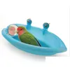 Autres fournitures pour oiseaux baignoire perroquet avec miroir cage pour animaux de compagnie bain douche boîte petits jouets livraison directe maison jardin Dhtuu